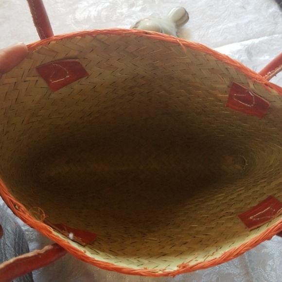 Woven Straw Tote Bag - Picture 5 of 8